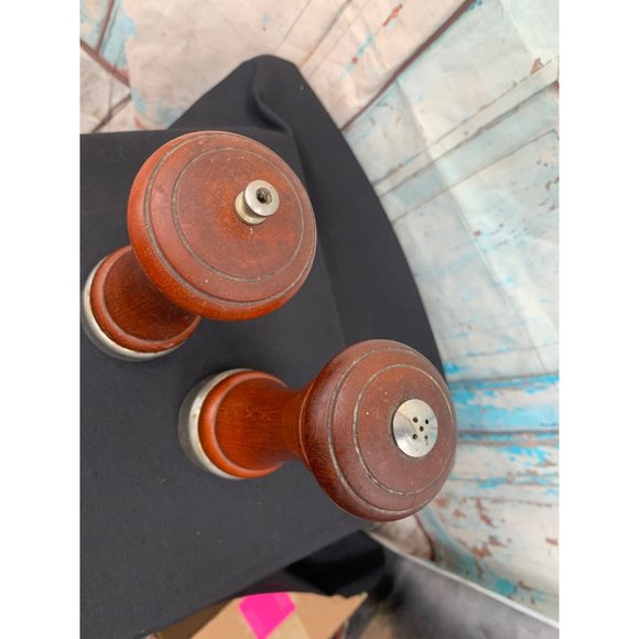 Verity Southall LTD. Wooden Salt Shaker and Pepper Mill Set - Picture 2 of 5
